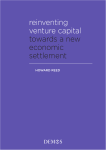 reinventing venture capital towards a new economic