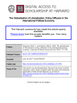 The Globalization of Liberalization: Policy Diffusion in the