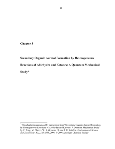 Chapter 3 Secondary Organic Aerosol Formation by Heterogeneous