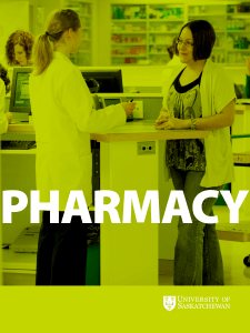 Pharmacy - University of Saskatchewan