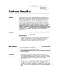 Andreas Vesalius - Socialscientist.us