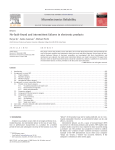 No-fault-found and intermittent failures in electronic products