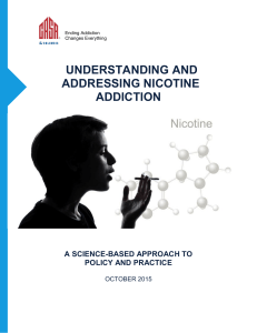 understanding and addressing nicotine addiction