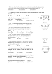 1. Ohm`s Law states that the voltage across a conducting material is