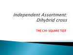 THE CHI-SQUARE TEST