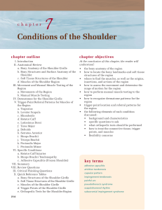 Conditions of the Shoulder