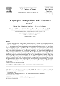 On topological centre problems and SIN quantum groups