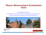 Phasor Measurement (Estimation) Units