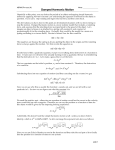 Damped Harmonic Motion