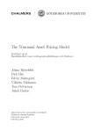 The Trinomial Asset Pricing Model