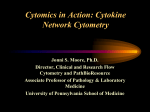 Cytokine Network Cytometry - University of Virginia School of Medicine