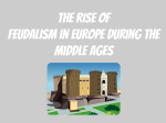 The Rise of Feudalism in Europe During the Middle Ages