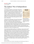 The Indians` War of Independence