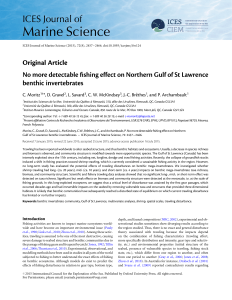 No more detectable fishing effect on Northern Gulf of St Lawrence