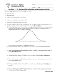 Section 11.3: Normal Distribution and Empirical Rule