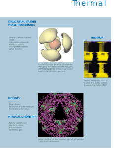 Thermal neutron scattering