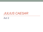 Understanding Characterization in Julius Caesar