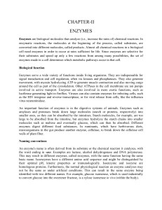 CHAPTER-II ENZYMES