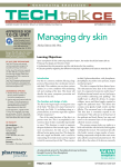 Managing Dry Skin - Teva Pharmacy Solutions