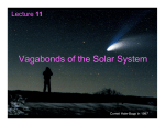 asteroids, comets - MSU Solar Physics