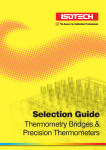 Selection Guide: Thermometry Bridges and Precision Thermometers