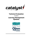 Technical Evaluation Learning Management Systems