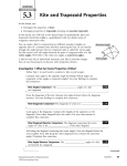 Kite and Trapezoid Properties