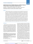 Relationship between Radiation Exposure and