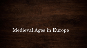 Medieval Ages in Europe