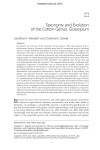 Taxonomy and Evolution of the Cotton Genus, Gossypium