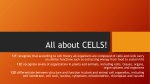 All about CELLS! - Flipped Out Science with Mrs. Thomas!