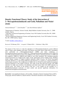 Density Functional Theory Study of the Interaction of 2