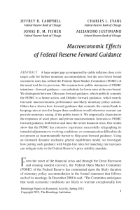 Macroeconomic Effects of Federal Reserve Forward Guidance
