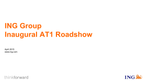 ING Group Inaugural AT1 Roadshow (PDF 0,4 Mb)