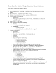 Final exam Review Sheet - Concord Carlisle High School