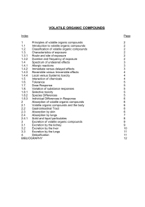 volatile organic compounds