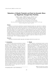Reduction of Sheath Potential and Dust Ion