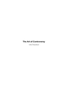 Schopenhauer, Arthur - The Art of Controversy