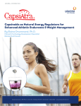 Capsinoids as Natural Energy Regulators for Enhanced Athletic
