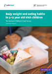 Body weight and eating habits in 5-12 year old Irish