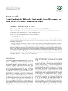 Finite Conductivity Effects in Electrostatic Force Microscopy on Thin