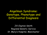 Angelman Syndrome: Genotype, Phenotype and Differential