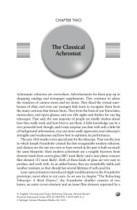 The Classical Achromat