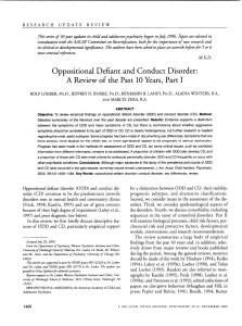Loeber et al. ODD CD 2000