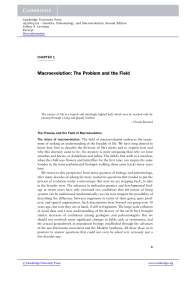 Macroevolution: The Problem and the Field - Beck-Shop