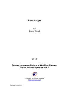 Root crops - Sulang.org!