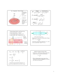 Volume charge density ? and Gauss`s law