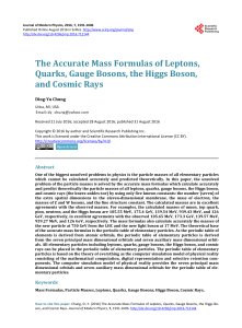 The Accurate Mass Formulas of Leptons, Quarks, Gauge Bosons
