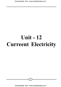 NEET UG Physics Current Electricity MCQs