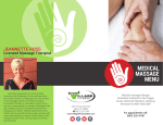 Medical Massage Brochure